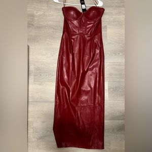 Fashion Nova Faux leather dress